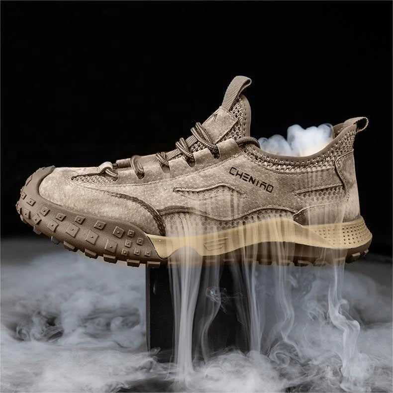 🔥Anti-smashing, anti-piercing, insulating, breathable and wear- Reinforced Lightweight Safety Shoes